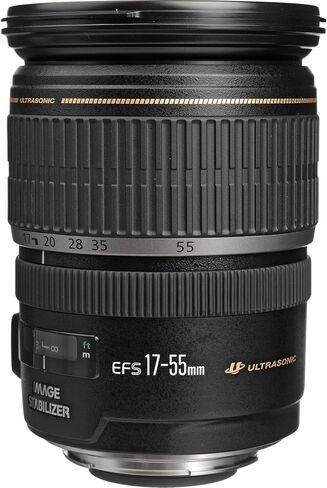 Canon EF-S 17-55mm f/2.8 IS USM Lens for Canon DSLR Cameras, Black - 1242B002 in Saudi Arabia