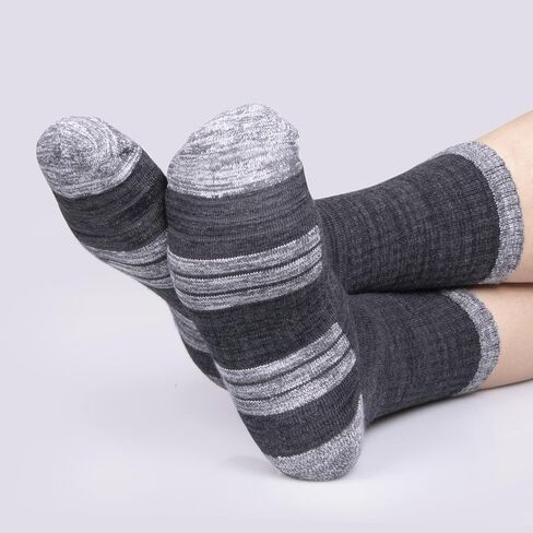 Womens Cushioned Crew Socks For Women, Moisture Wicking Breathable Cotton Everyday Work Gym Tennis Athletic Socks in Saudi Arabia
