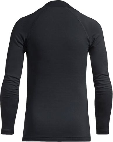 BALEAF Youth Boys Compression Thermal Shirt Fleece Baselayer Long Sleeve Cold Gear Mock Top Baseball Football Undershirt Navy Size XL in Saudi Arabia
