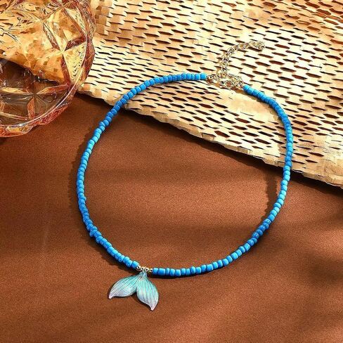 Seashell Necklace Gold Plated Starfish Necklace Bohemian Beach Imitation Pearl Necklaces for Women Summer Layered Sequins Starfish Shell Beaded Choker Necklace Party Holiday Jewelry in Saudi Arabia