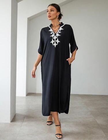 فساتين BSUBSEACH KAFTAN للنساء بدلة السباحة تغطية بالإضافة إلى حجم Caftan Beachwear in Saudi Arabia