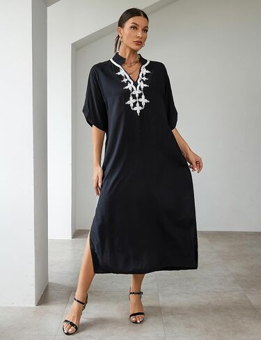 فساتين BSUBSEACH KAFTAN للنساء بدلة السباحة تغطية بالإضافة إلى حجم Caftan Beachwear in Saudi Arabia