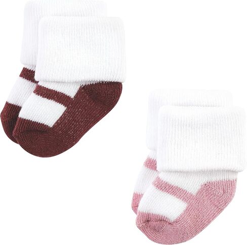 Hudson Baby Unisex Baby Cotton Rich Newborn and Terry Socks, Strawberry 8-Pack, 6-12 Months in Saudi Arabia