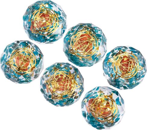 SUNYIK Healing Orgone Star of David Decoration, Hexagram Symbol Energy Generator Orgonite Dodecahedron Decor for Outdoor Indoor Office, Blue Apatite in Saudi Arabia
