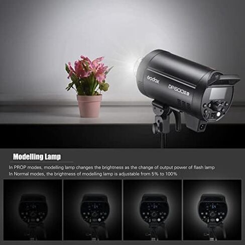 Godox DP800III-V Upgraded Studio Flash Light 800Ws Power GN126 5600±200K Strobe Lighting Built-in 2.4G Wireless X System Bowens Mount Photography Flashes for Wedding Fashion Advertising Photography in Saudi Arabia