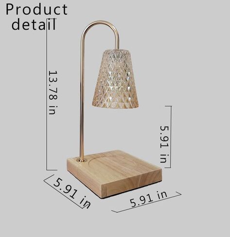 Flameless Candle Warmer Lamp with Timer - Upgraded Candle Warming Lamp with Dimmable Adjustable Height ，Electric Wax Melt Warmer with 2 Bulbs f,Ideal Gift Choice，Electric Candle Warmer Lamp for Office in Saudi Arabia