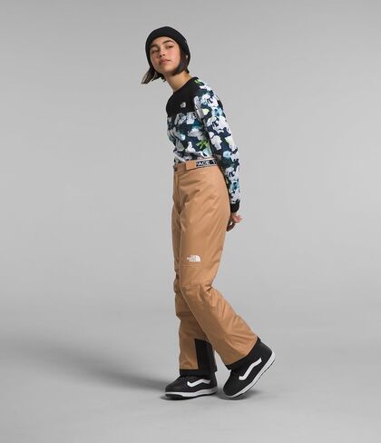 THE NORTH FACE Girls' Freedom Insulated Pant, Montague Blue Denim Twill, XL in Kuwait