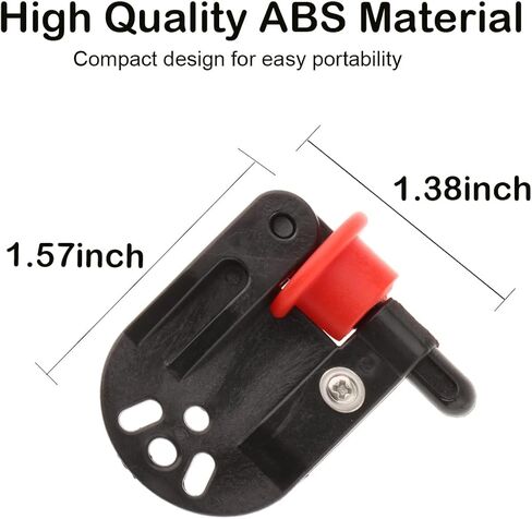 SAUYRASY 4Pcs Red Planer Board Zams pro Release Clips Fishing in-line Side Clip for Offshore Fishing Tackles Trolling Downrigger Clips in Kuwait