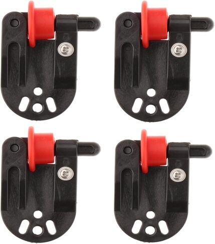 SAUYRASY 4Pcs Red Planer Board Zams pro Release Clips Fishing in-line Side Clip for Offshore Fishing Tackles Trolling Downrigger Clips in Kuwait