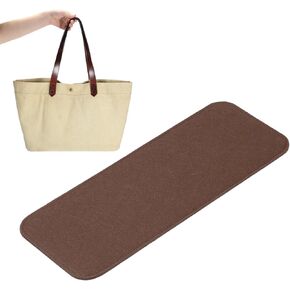 PATIKIL Felt Base Shaper 14x5 Inch, Bag Bottom Shaper Pad Purse Liner Board Insert Arc Corner for Handbags Tote Crossbody Bag Backpack, Brown