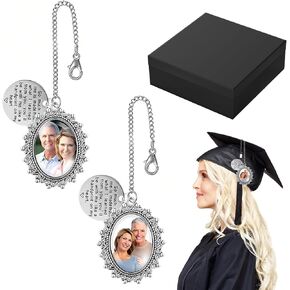 Graduation Tassel Photo Charm 2025 Graduation Decorations Cap Accessories,Unique Gift for Her or Him Who is Graduating, Ceremony Picture Decoration to Congratulate Her on Successful Graduations