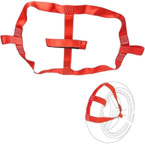 Universal Motorcycle Rear Tire Wheel Tie Down Cargo Strap for Trailer Super Heavy Duty Strong Polyester