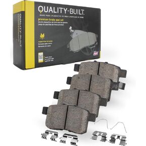 Premium Ceramic Rear Brake Pads (1001-0501C) Compatible with Toyota Previa 1997-1991