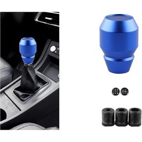 Car Shift Knob, Aluminum Alloy Manual Automatic Vehicle Gear Shifter Knob, 5 6 Speed Automotive Gear Lever Stick Shift Handle Replacement Accessories, Universal for SUV, Sedan, Truck (Red) in Kuwait