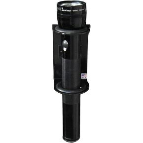 Pit Posse 460BK Flashlight Holder Holder Mount - Made in USA - MANERAM CABINET Shop Garage مرآب مقطورة مقطورة للسباق (أسود)