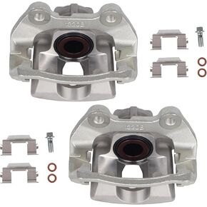 Autoround 18B5059 18B5058 Rear Brake Caliper Assembly with Bracket fit for Chevy Traverse 2009-2017, GMC Acadia 2007-2017, Buick Enclave 08-17, Cadillac XTS 13-19, Saturn Outlook 07-10