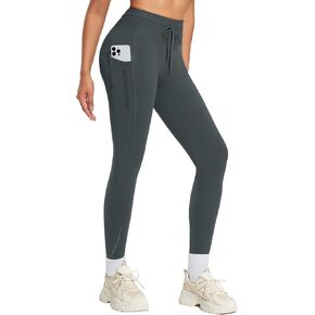 baleaf Women's Fleece Lined Leggings High Waisted Water Resistant Winter Warm Running Thermal Pants Zipper Pocket