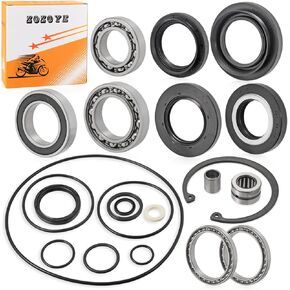 Rear Differential & Brake Drum Wheel Bearing & Seal Kit For HONDA RANCHER 420 TRX420 FE FM TE TM FPE FPM 2007-2013