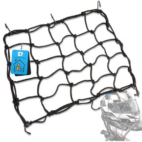 15 "x15" شبكة شحن للدراجات النارية ، شبكة Bungee مع خطافات ، شبكة شحن قابلة للتوسيع الصغيرة ، صافية صغيرة ، 5 × 5 شباك دراجة نارية صغيرة لتخزين آمن ومنظم