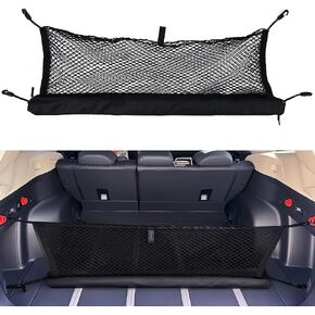 Compatible with 2019-2024 Subaru Forester Rear Compartment Cargo Net Black Mesh F551SSJ000