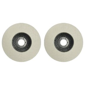Wool Felt Flap Polishing Disc,Thicken Polishing Wheel Pad, Grinder Buffing Felt Flap Discs Polishing Wheel for Car Waxing, Metal Polishing, Woodworking, Jewelry & Glass Finishing(Round)