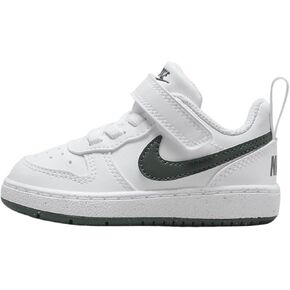 Nike Court Borough Low Recraft Baby/Toddler Shoes (DV5458-122, White/Vintage Green) Size 2