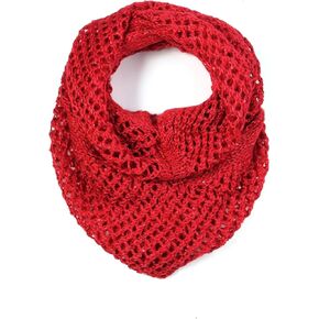 Scarfand's Winter Knit Unisex Wrap, Shawl, Infinity Loop Scarves with Sequins