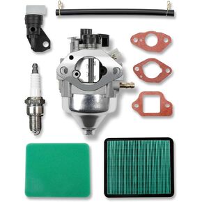 Tofcbye 16100-Z9L-811 16100-Z9M-811 Carburetor With Air Filter & Gaskets Kit Fit for Honda GCV170LA GCV200LA HRN216 HRX217 Models, silver