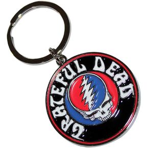 Grateful Dead Steal Your Face Logo Keychain Size One Size