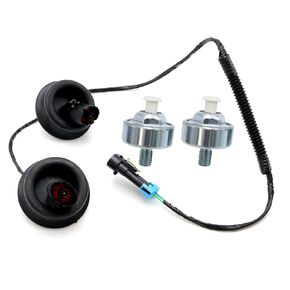 SMMS Engine Knock Sensors with Wiring Harness Kit for Chevy Silverado for GMC Sierra for Cadillac Escalade EXT ESV for Pontiac for Buick Rainier for Hummer H2 Replace OE 12589867