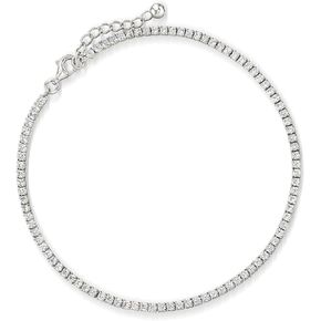 Ross-Simons 2.70 CT. T.W. CZ التنس Anklet