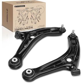 A-Premium 2 x Front Lower Control Arm, with Ball Joint & Bushing, Compatible with Ford Fiesta 2011-2019