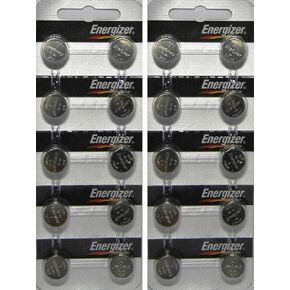 20 Energizer AG13 LR44 A76 L1154 القلوية بطارية مع مدة صلاحية طويلة (تاريخ انتهاء صلاحية)