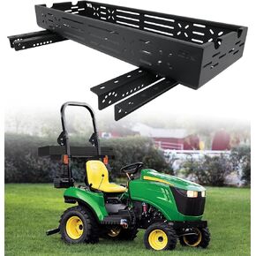 ELITEWILL Universal Tractor Tool Box Tray Tractor Tool Holder Carrier Multi-Function Basket Cargo Rack for Tractors,Zero Turn Mowers with Square Roll Bars
