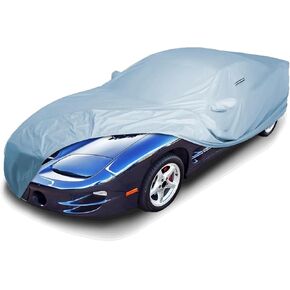 iCarCover Premium Car Cover for 1979 Pontiac Trans AM Silver Anniversary Heavy Duty Waterproof All-Weather Automobiles Custom Fit Indoor Outdoor UV Snow Protection Covers with Straps and Bag