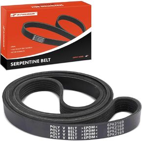 A-Premium Engine Serpentine Drive Belt Compatible with Ford, Jeep, Chevy, Mazda, Cadillac, Mercury & Suzuki Cars - Explorer, Taurus, Ranger, Wrangler, Camaro, MX-5 Miata, B3000, Grand Vitara & More