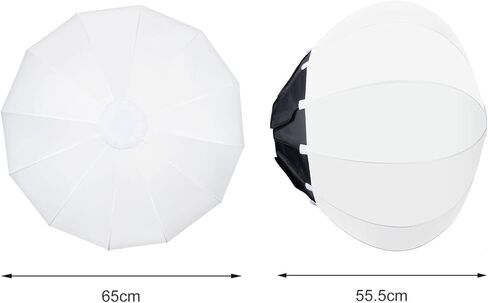 GODOX CS-50D with SS-50 Skirt Lantern Softbox 50cm/20inch Omni-Directional Light Modifier Bowens Mount for Godox SL60W SL150II, UL150, VL150 Light for Video Recording, Live Streaming, and Filmmaking in Kuwait