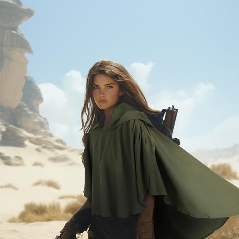 Medieval Hooded Cowl, Post Apocalyptic Shawl, Renaissance Hooded Shawl in Kuwait