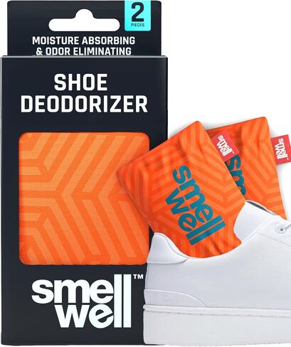 SmellWell - Scented Shoe Deodorizer Inserts - Odor Eliminators - Activated Bamboo Charcoal + Minerals - Natural Fresheners for shoes, bags, gloves - 2 x 1.8oz Original Size Black Zebra in Saudi Arabia