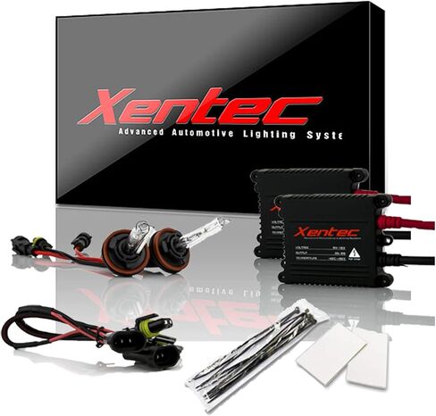 Xentec 9005 (HB3/H10/9140/9145/9055/H12) 6000K HID Xenon Bulb with 35W SLBDC Slim Ballast Bundle (Ultra White) in Saudi Arabia