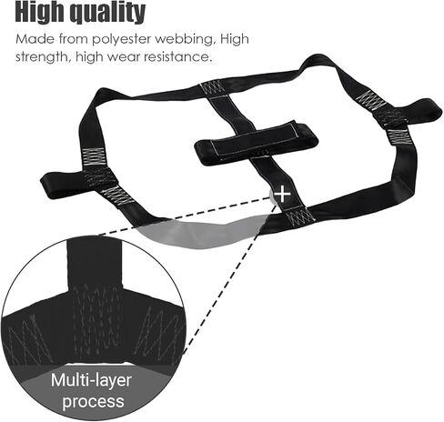 Universal Motorcycle Rear Tire Wheel Tie Down Cargo Strap for Trailer Super Heavy Duty Strong Polyester in Saudi Arabia