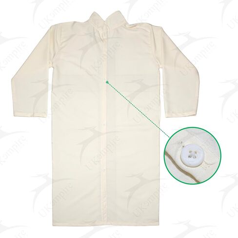 Premium Masonic St. Thomas of Acon Tunic Robe Cotton/Polyester Blend Superior Fabric – Moiré Ribbon Cross, Knights Templar in Saudi Arabia