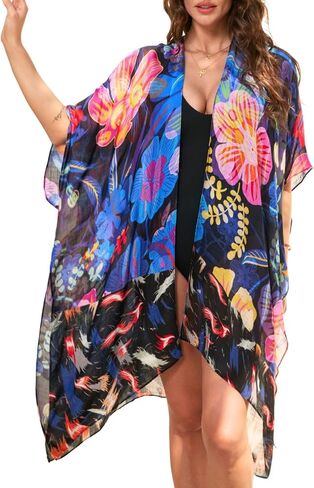 isurrender kimonos للنساء خفيفة الوزن تغطية البوت بوهو تغطية الشاطئ in Saudi Arabia