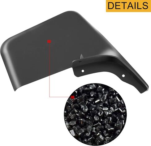 مجموعة yhtauto من 4 اللوحات الطينية اللوحات splash splashs استبدال Ford F-150 2004-2014 F150 ، مع Fender Flares ، LH RH ، LH RH ، الأسود in Kuwait
