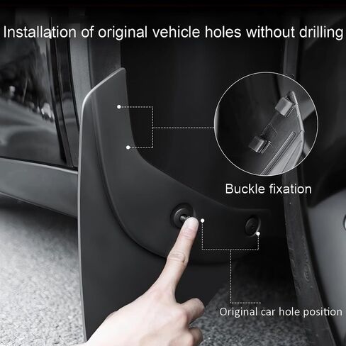 Mud Flaps Compatible with Tesla New Model Y 2025 Refresh Juniper (New Model Y Juniper 2025) in Kuwait