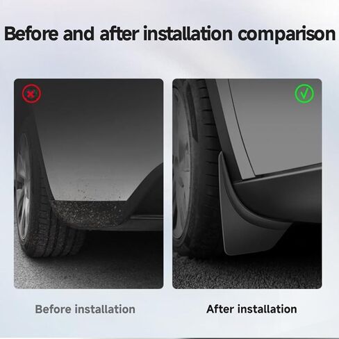Mud Flaps Compatible with Tesla New Model Y 2025 Refresh Juniper (New Model Y Juniper 2025) in Kuwait