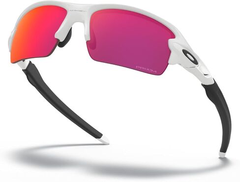 Oakley Youth OJ9005 Flak XS Rectangular Sunglasses, Polished Black/Prizm Field, 59 mm in Saudi Arabia