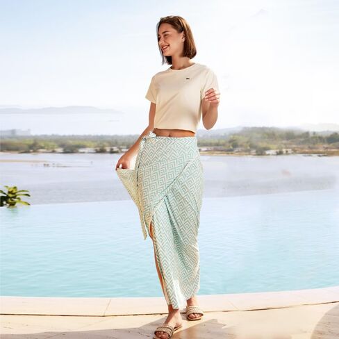 Sun Protection Swimsuit Beach Cover Up UPF 50+ Dress Shawl Wrap Cooling Blanket Travel SLP6M099YT in Kuwait