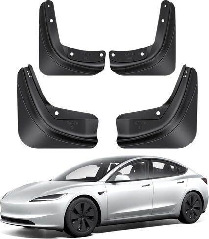 Mud Flaps Compatible with Tesla New Model Y 2025 Refresh Juniper (New Model Y Juniper 2025) in Kuwait