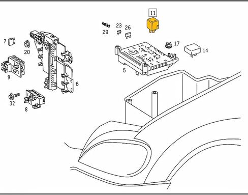 A0025428819 ترحيل السيارات متوافق مع Mercedes-Benz A250 ، B250 ، C200 ، C300 ، C63 ، CLA250 ، E300 ، E350 ، E450 ، GLC300 ، S500 ، SLK250 ، SL55 ، استبدال OEM 0025428819 in Saudi Arabia